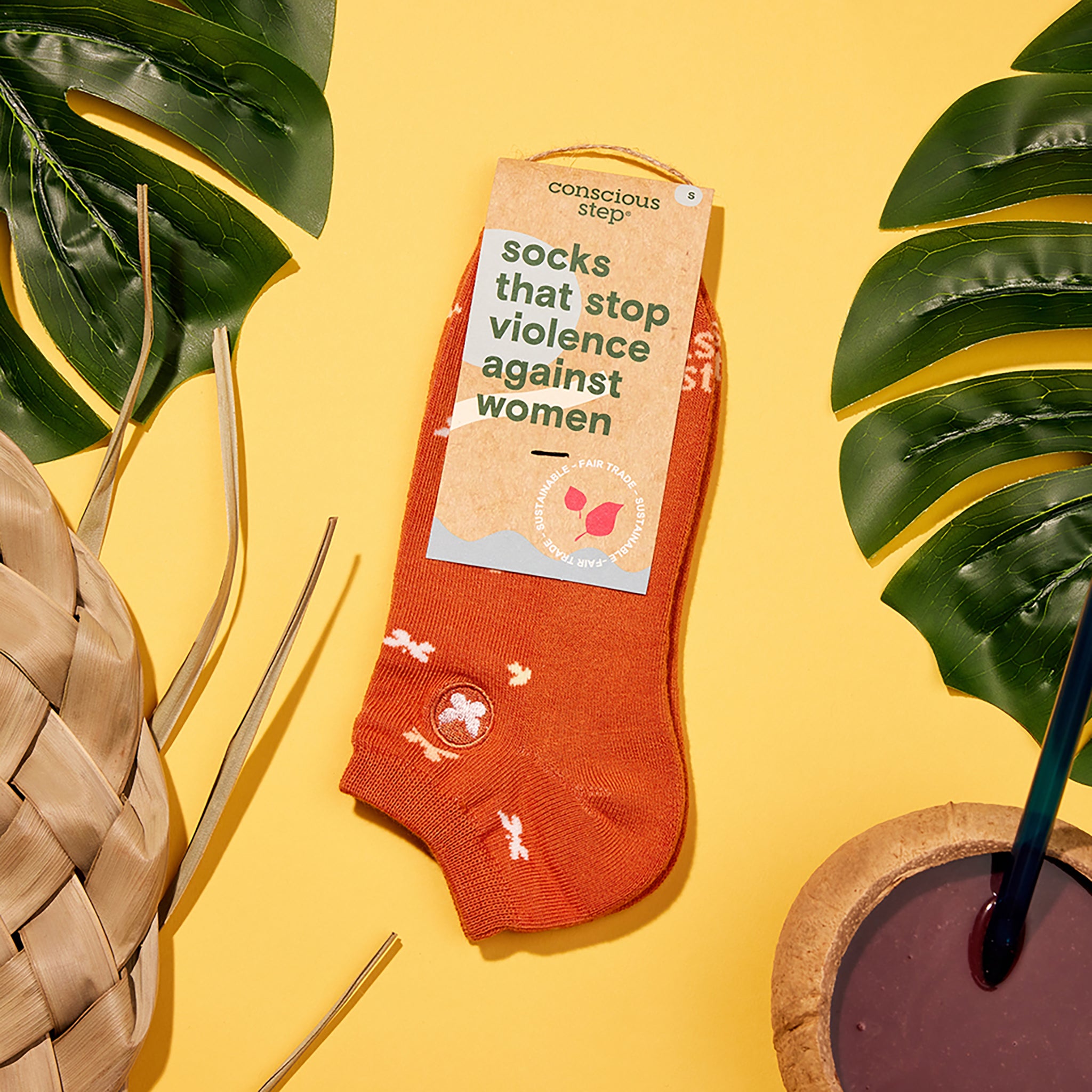 Socks that Stop Violence Against Women